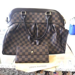 Authentic LouisVuitton Trevi GM Satchel&Wallet